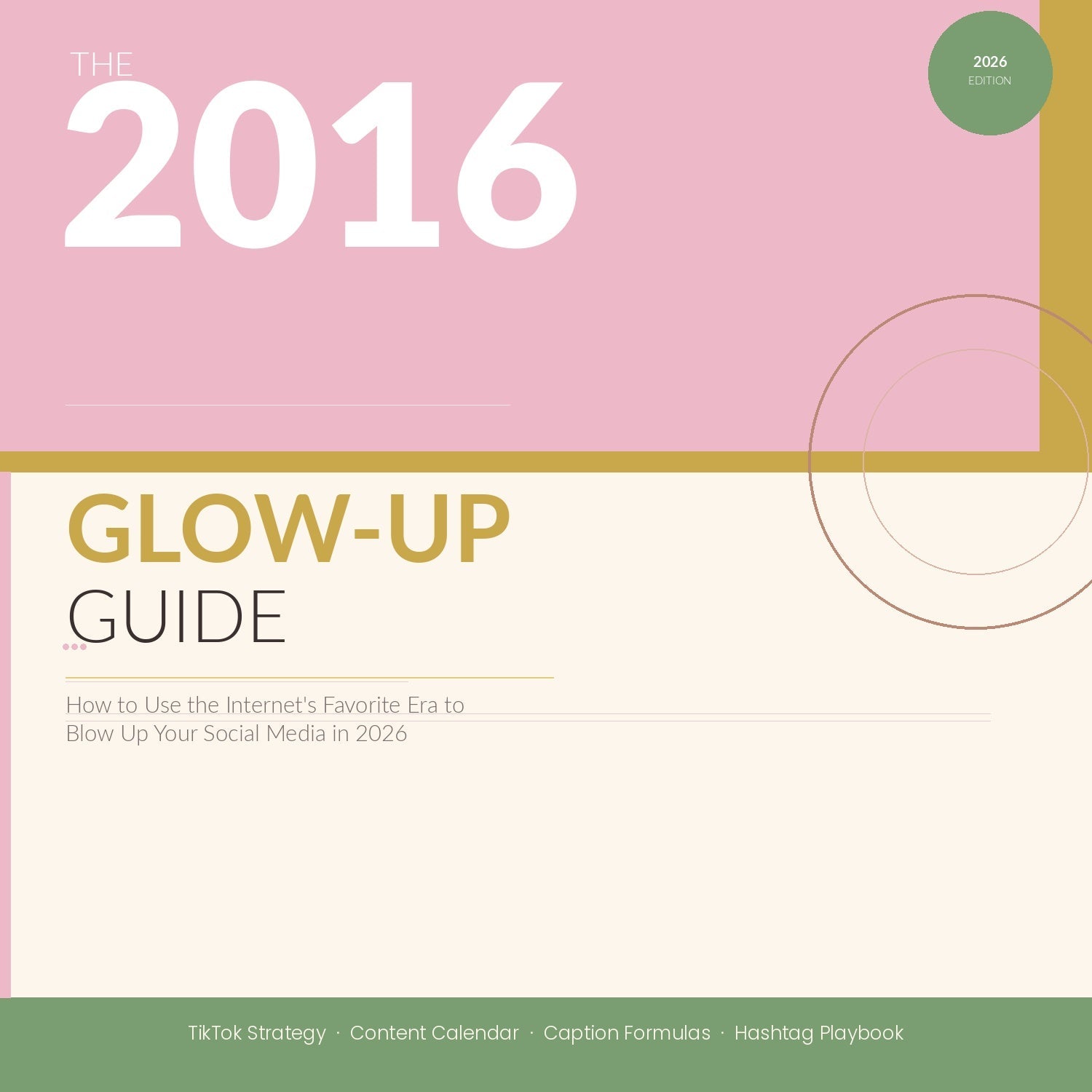 2016 Glow-Up Guide PDF — Viral TikTok & Instagram Strategy